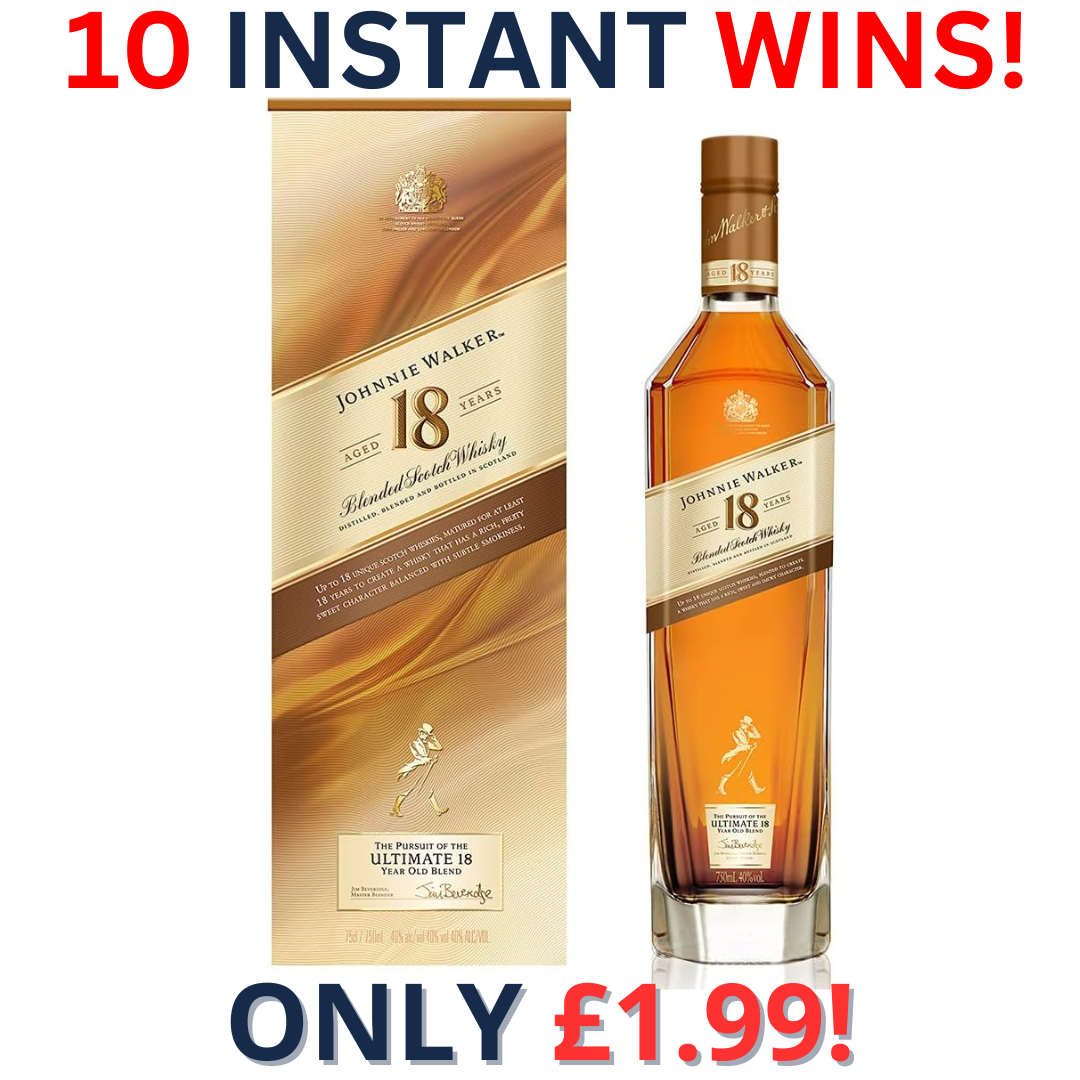 Johnnie Walker Aged 18 Years + 10 Instant Wins!