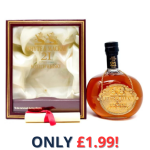 Whyte & Mackay 21 Year Old Blended Scotch Whisky Decanter | 1821!