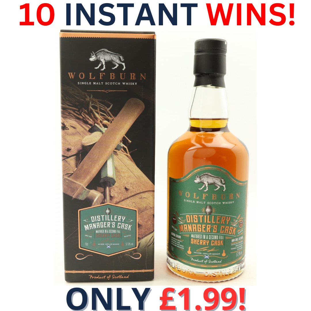 Wolfburn Distillery Manager's Cask + 10 Instant Wins | 1840!