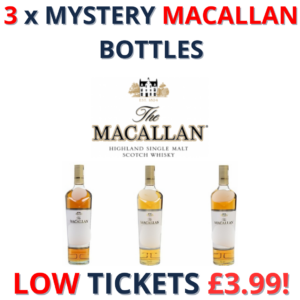 3 x Macallan Mystery Bottles + 40 Instant Wins | 1893!