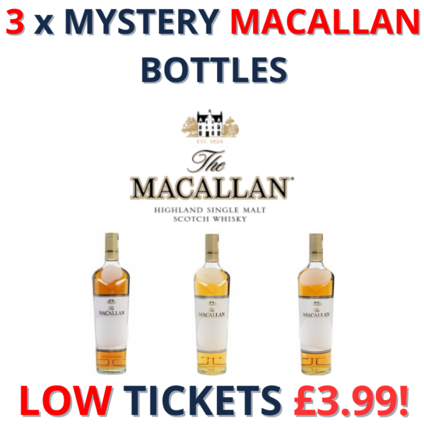 3 x Macallan Mystery Bottles + 40 Instant Wins | 2039!