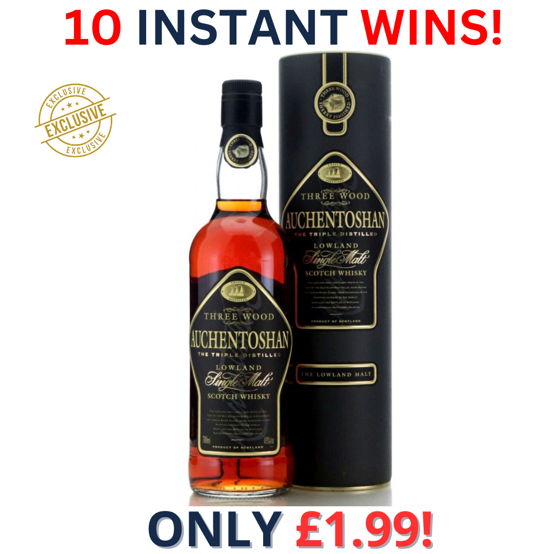 Auchentoshan Three Wood pre-2008 + 10 Instant Wins | 2182!