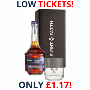 Burnt Faith Brandy Gift Set + 22 ct Gold-Finished Tumbler | 2727!