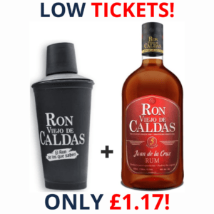 Ron Viejo de Caldas Gift Set – 5-Year Aged Rum (750ml) with Branded Tumbler | 2757!