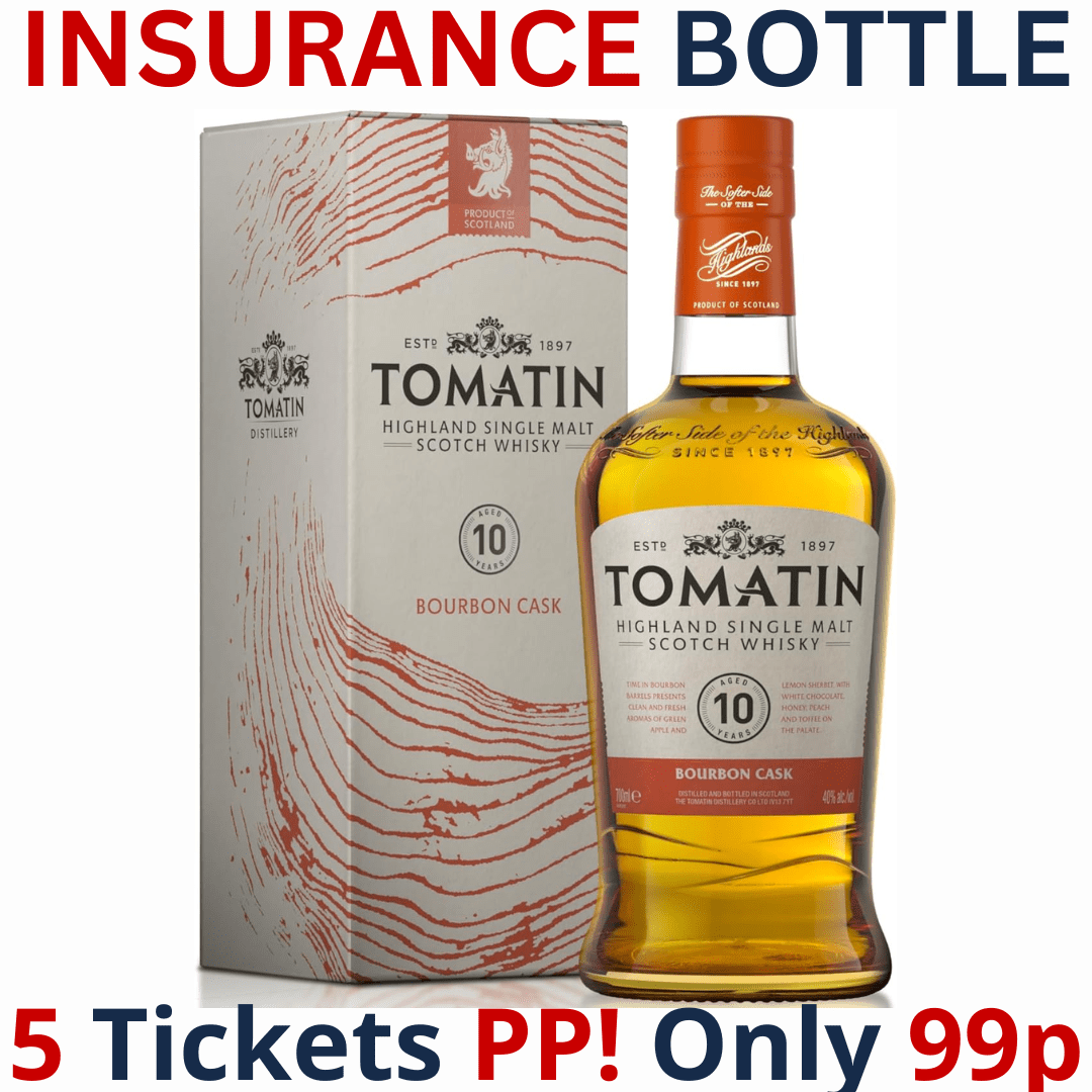 Tomatin 10 Year Old Highland Single Malt Scotch Whisky Aged in Bourbon Casks | 2905!