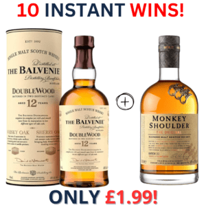 The Balvenie Double Wood 12 Year Old Single Malt & Monkey Shoulder Blended Malt Scotch Whisky + 10 Instant Wins | 2992!