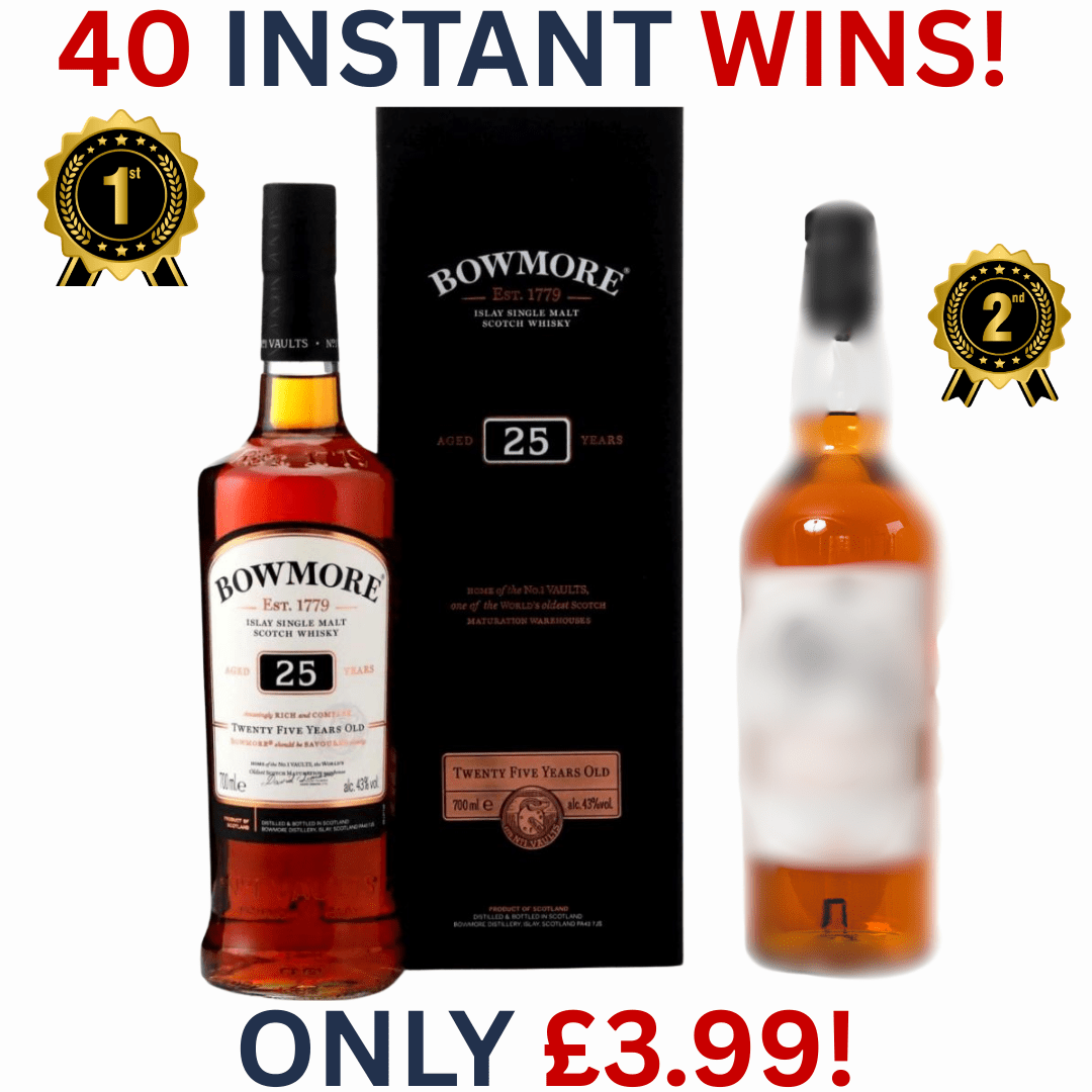 The Bowmore 25 Year Old + 40 Instant Wins | 3068!