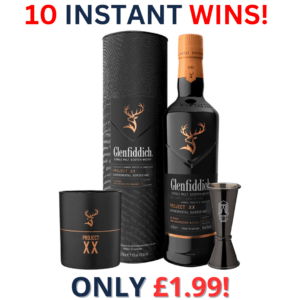 Glenfiddich XX Whisky Glass & Jigger Gift Set | 3133!