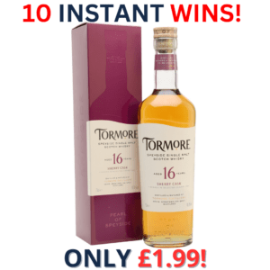 Tormore 16 Year Old Sherry Cask Speyside Single Malt Scotch Whisky + 10 Instant Wins | 3200!
