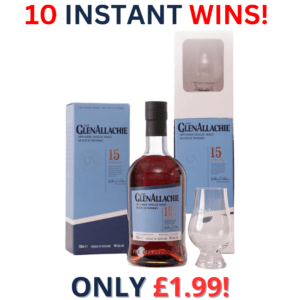 The GlenAllachie 15 Year Old Single Malt Scotch With Branded Glass  Whisky Gift Set | + 10 Instant Wins | 3212!
