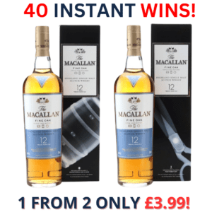 The Macallan – Nick Veasey X Ray Collection Pick 1 from 2 – Macallan Fine Oak 12 Year Old – Pillar No.3 Pillar No.4  + 40 Instant Wins | 3225!